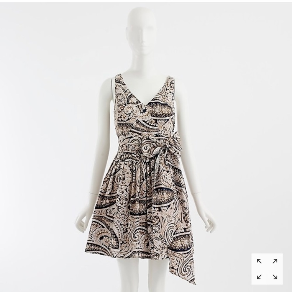 J Crew Printed Cecelia Dress